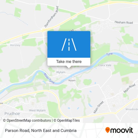 Parson Road map