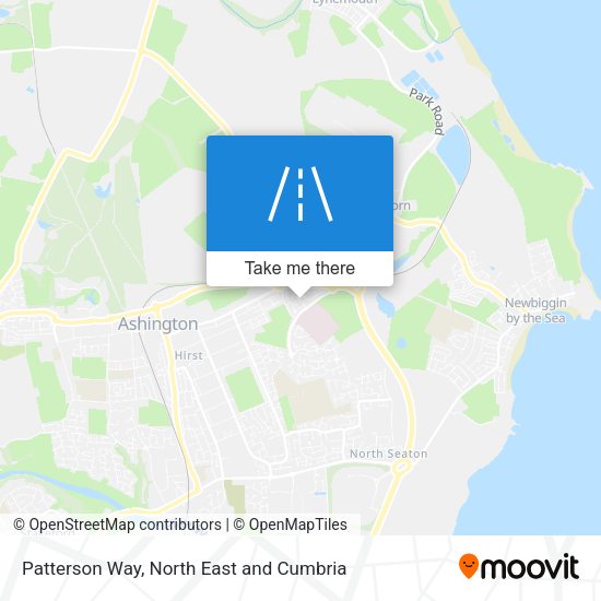 Patterson Way map