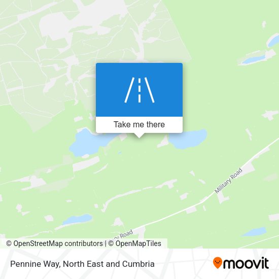 Pennine Way map
