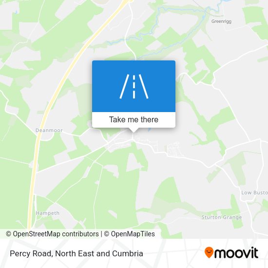 Percy Road map