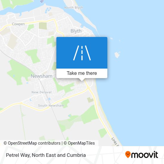 Petrel Way map