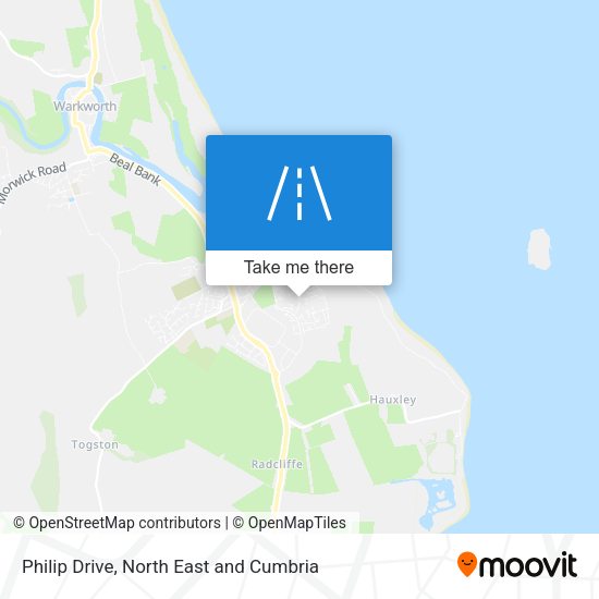 Philip Drive map