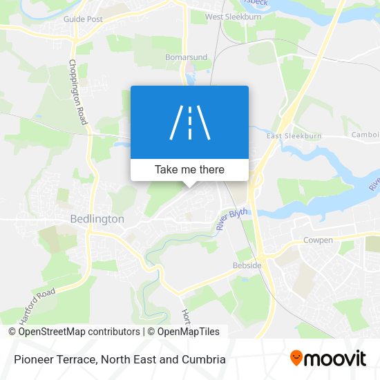 Pioneer Terrace map