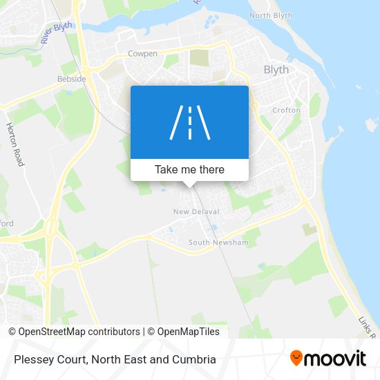 Plessey Court map