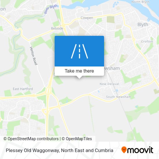 Plessey Old Waggonway map