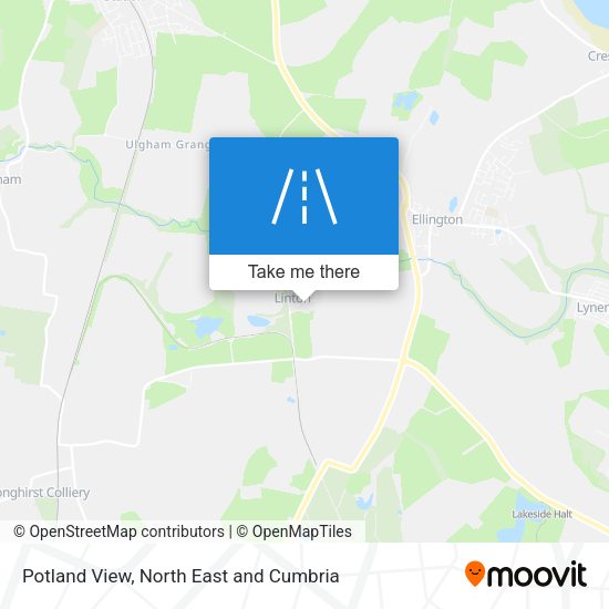 Potland View map