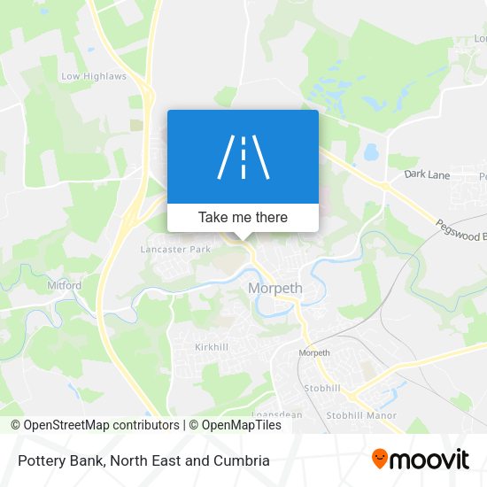 Pottery Bank map