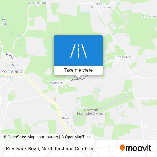 Prestwick Road map