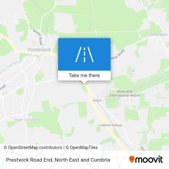 Prestwick Road End map