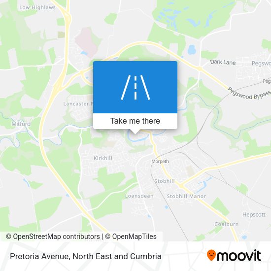 Pretoria Avenue map