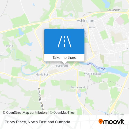 Priory Place map
