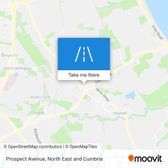 Prospect Avenue map