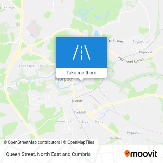 Queen Street map