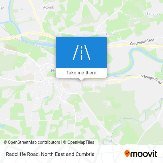 Radcliffe Road map