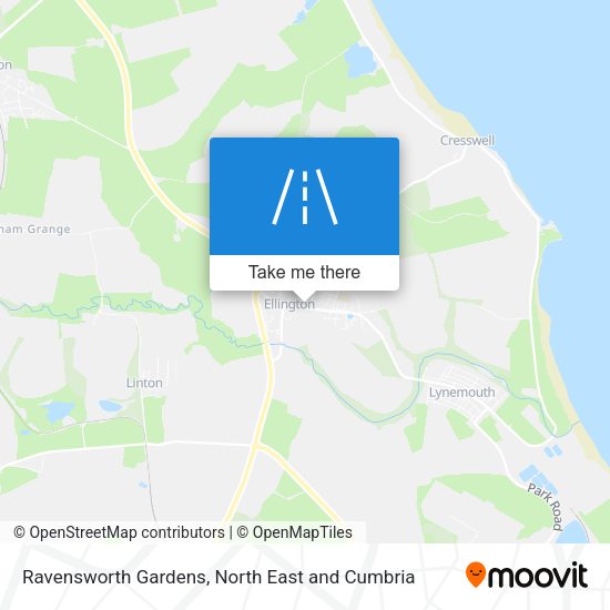 Ravensworth Gardens map