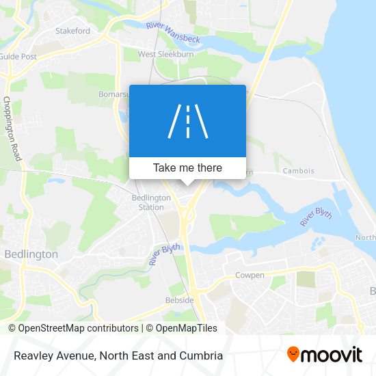 Reavley Avenue map