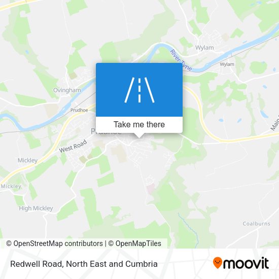 Redwell Road map