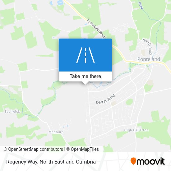 Regency Way map
