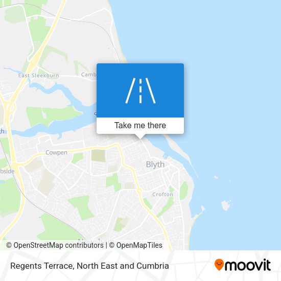 Regents Terrace map