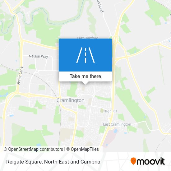 Reigate Square map