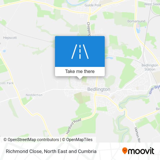 Richmond Close map