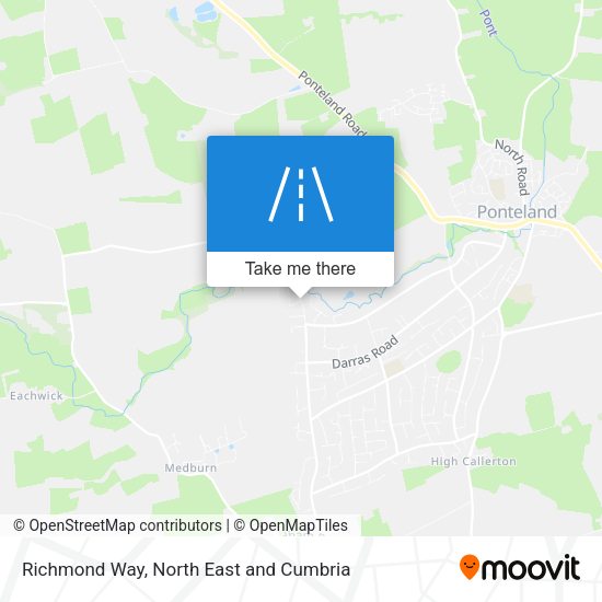 Richmond Way map
