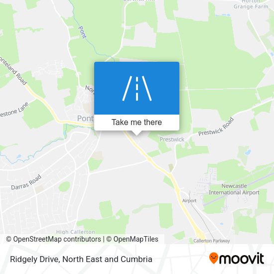 Ridgely Drive map