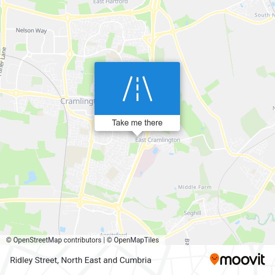 Ridley Street map