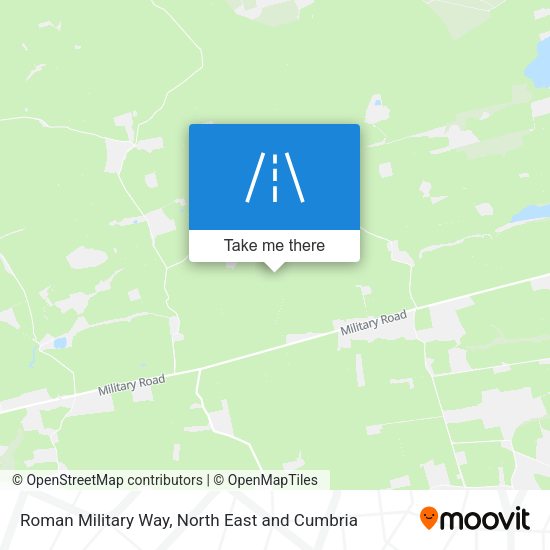 Roman Military Way map
