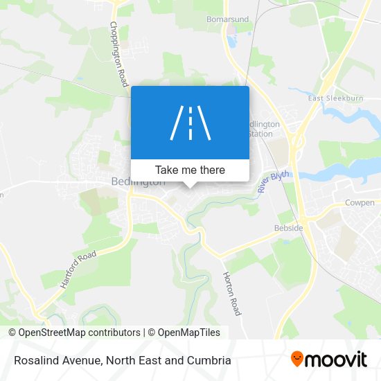 Rosalind Avenue map