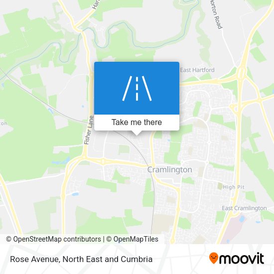 Rose Avenue map