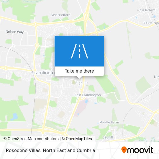 Rosedene Villas map