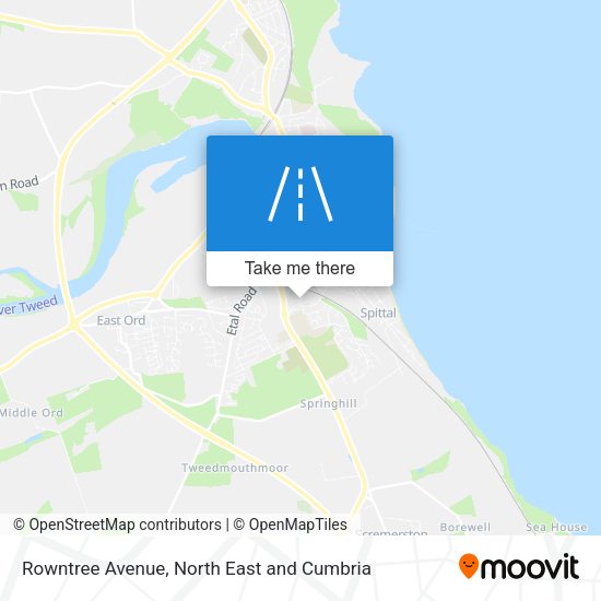 Rowntree Avenue map
