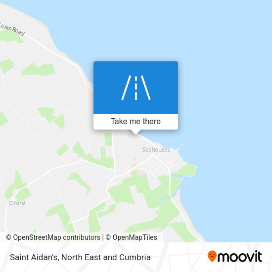 Saint Aidan's map