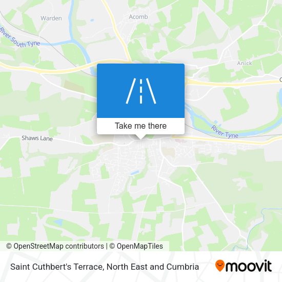 Saint Cuthbert's Terrace map
