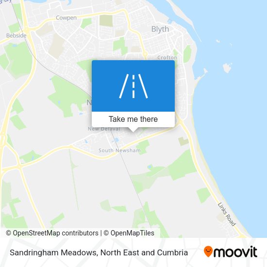 Sandringham Meadows map