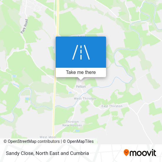 Sandy Close map
