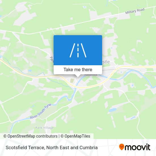 Scotsfield Terrace map