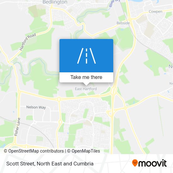 Scott Street map