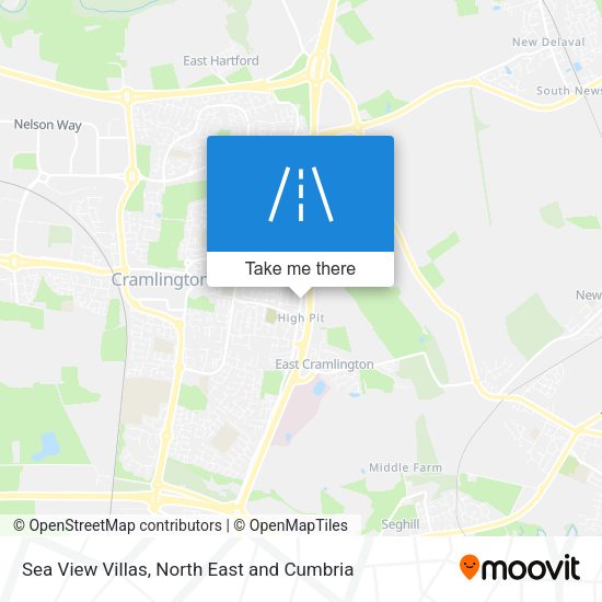 Sea View Villas map