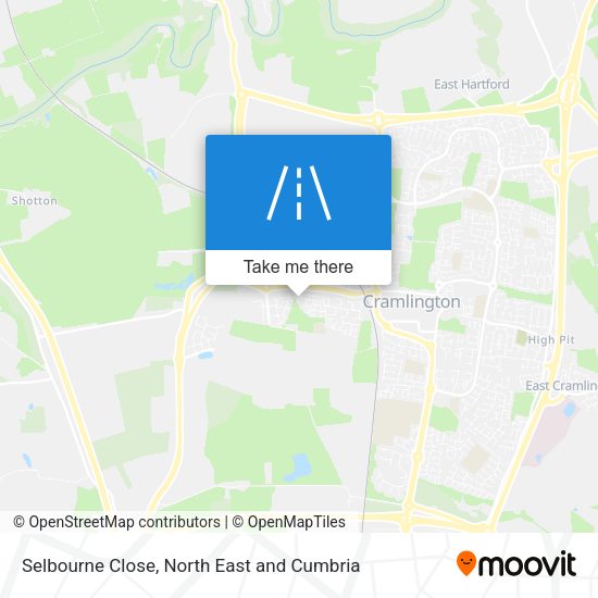 Selbourne Close map