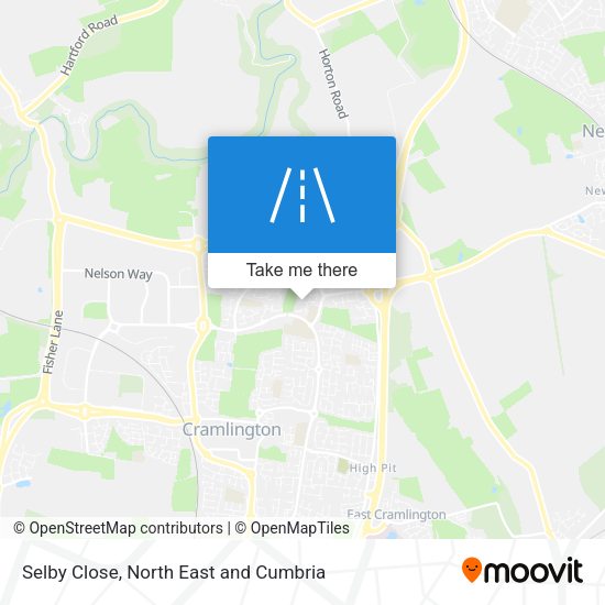 Selby Close map