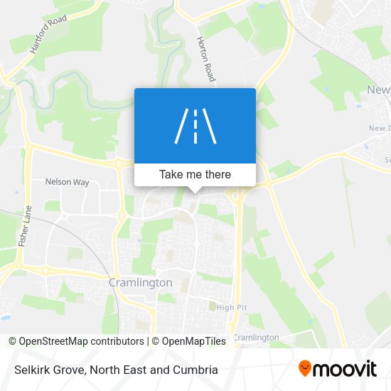 Selkirk Grove map