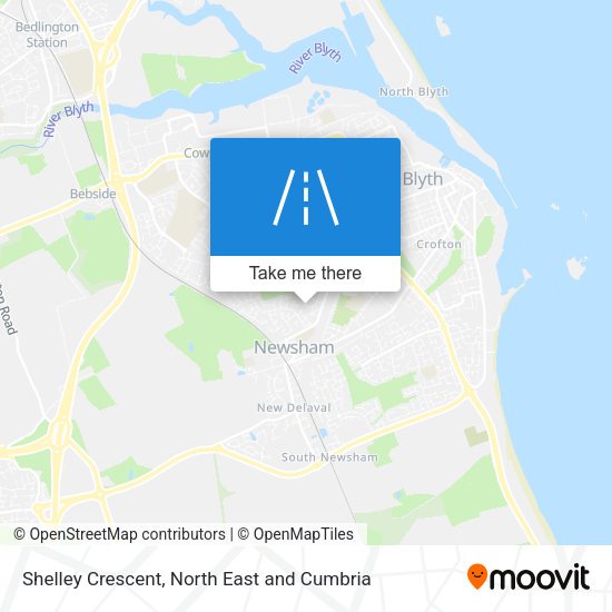 Shelley Crescent map