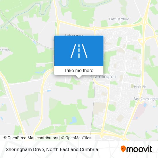 Sheringham Drive map