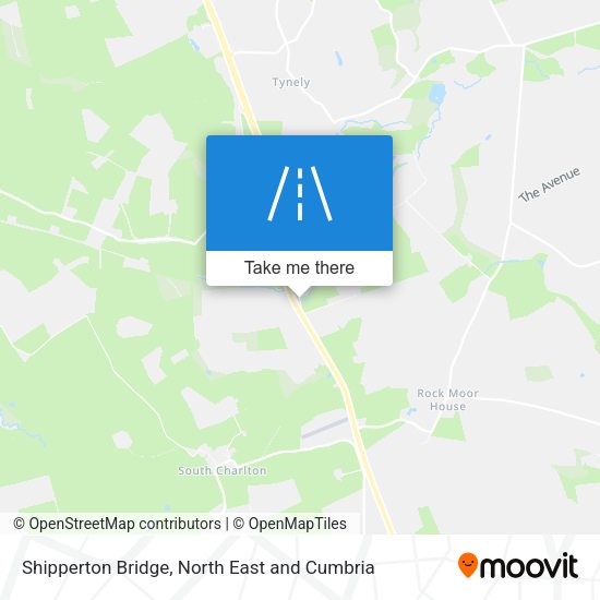 Shipperton Bridge map
