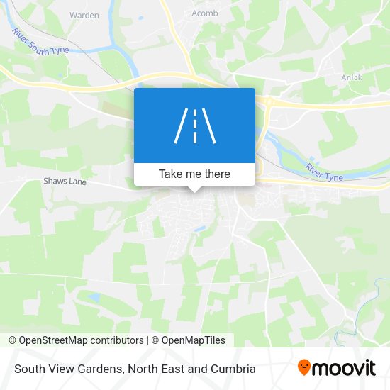 South View Gardens map