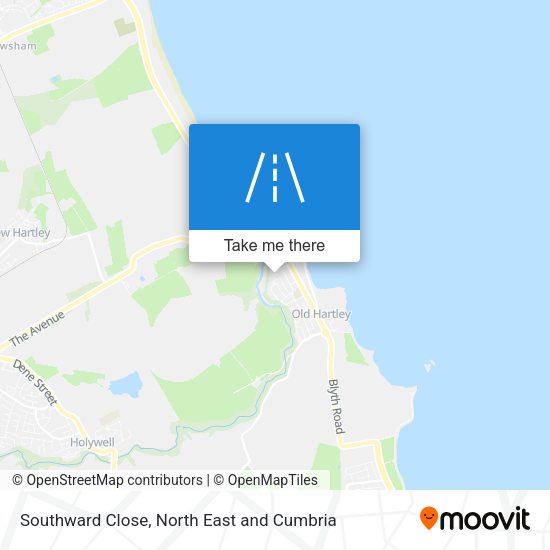 Southward Close map