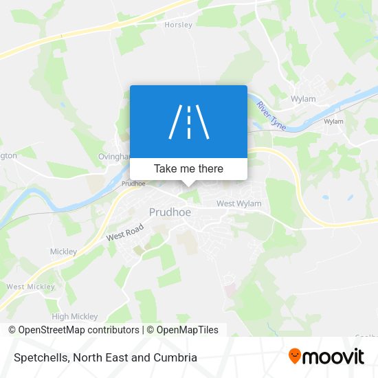 Spetchells map