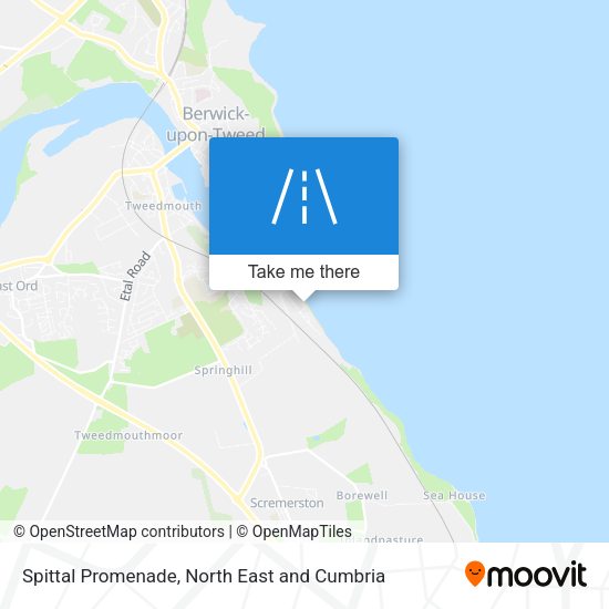 Spittal Promenade map
